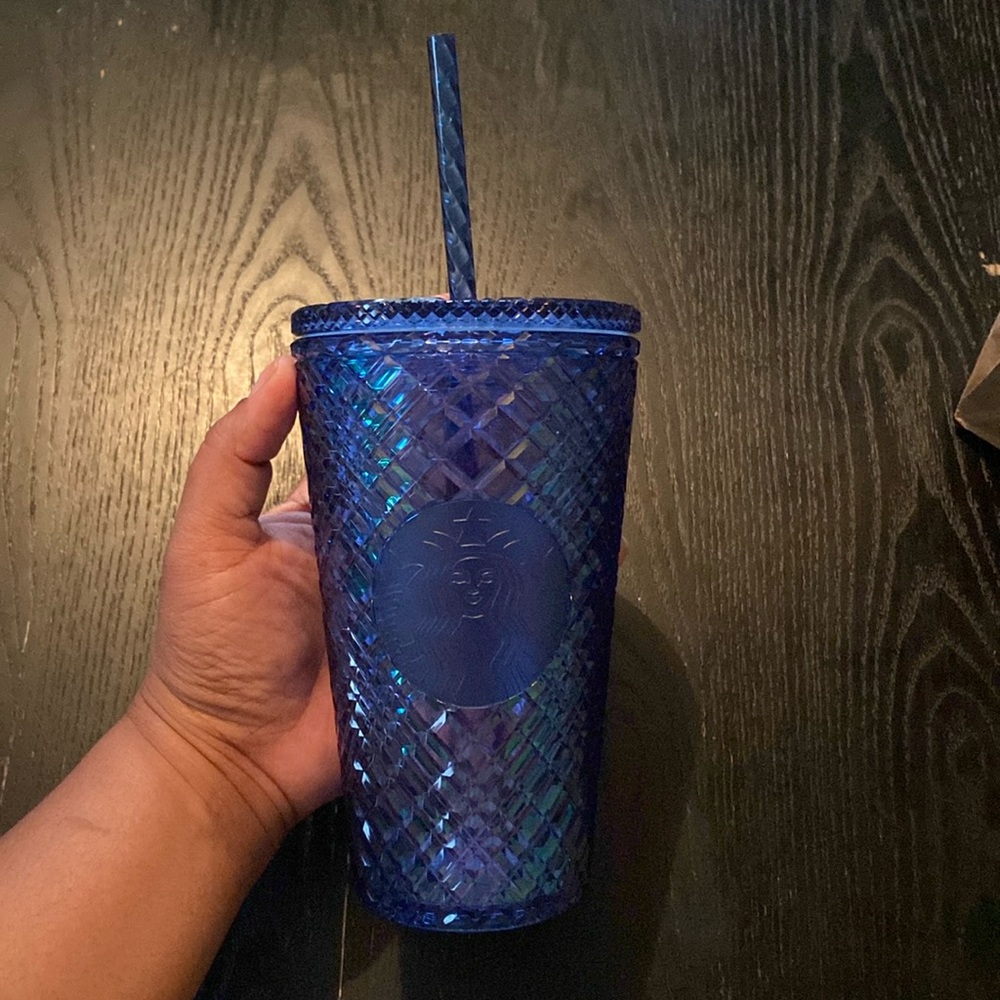 Starbucks Jeweled Azure Blue Grande Tumbler
16oz Cup Holiday 2022